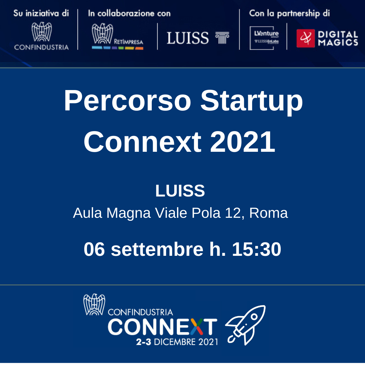PERCORSO STARTUP | CONNEXT 2021