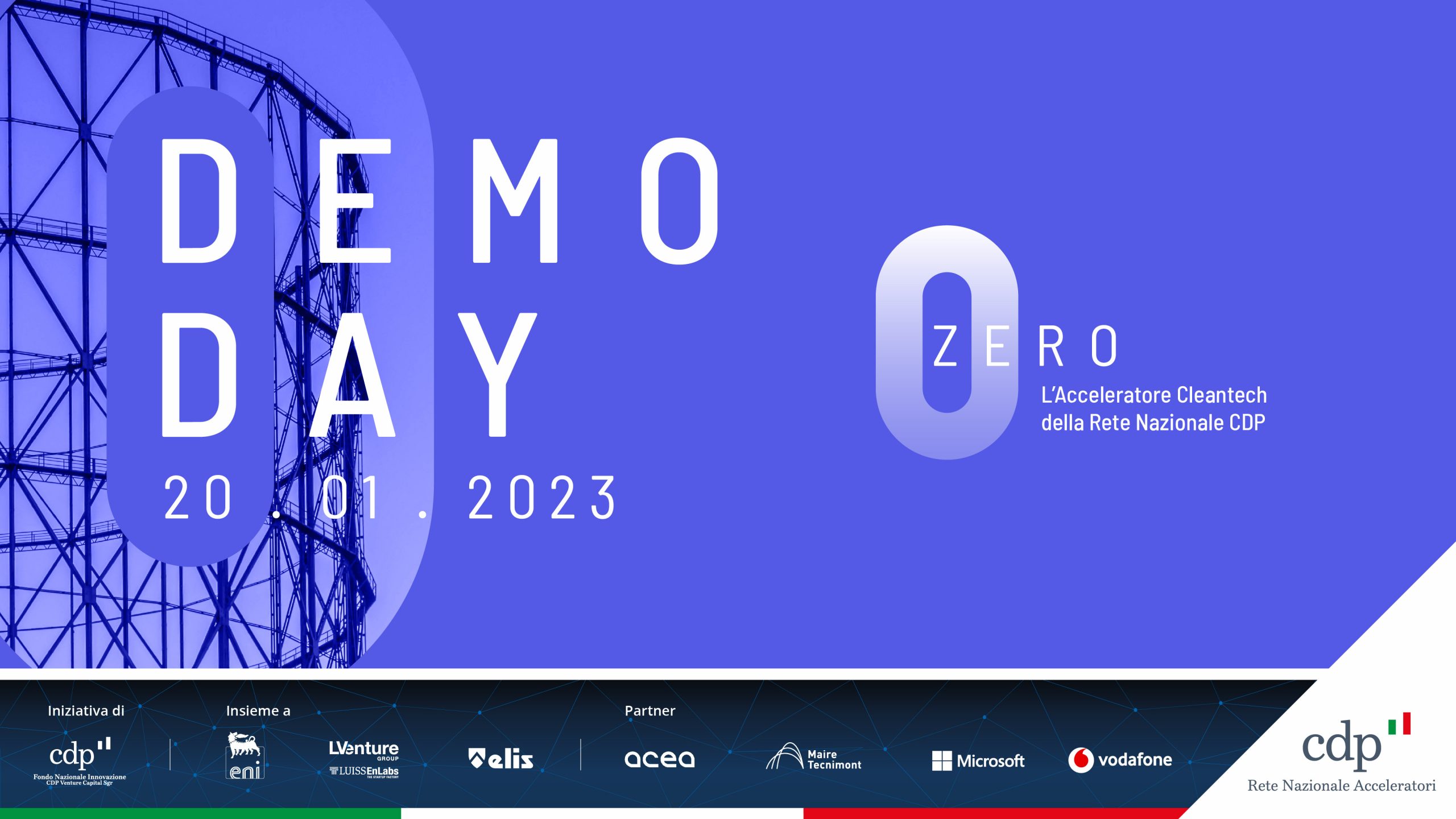 Demo Day di ZERO: presentate le 9 startup Cleantech lanciate dalla seconda Edizione